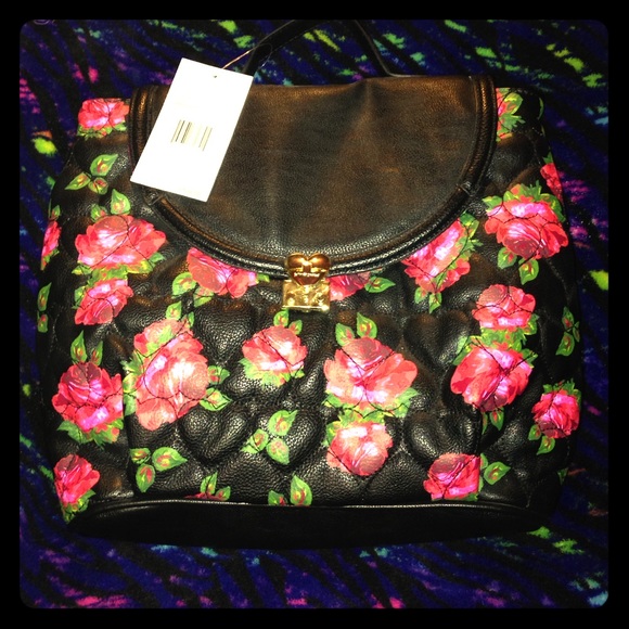 Betsey Johnson Handbags - Betsey Johnson floral backpack